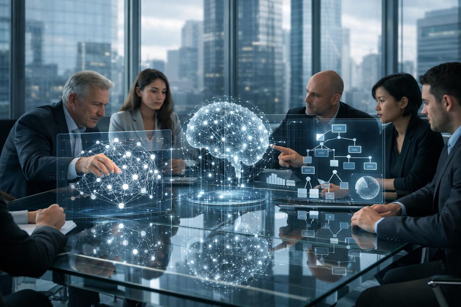 entscheidungs-ki untersucht, wie weit strategische entscheidungen an künstliche intelligenz delegiert werden sollten, um unternehmenserfolg und effizienz zu maximieren.